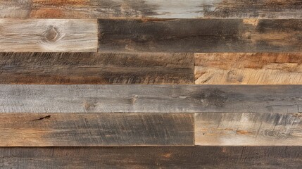 Naklejka premium Textured wooden wall panels showcasing natural grain variations