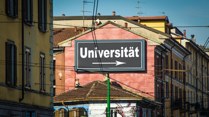Signposts the direct way to University