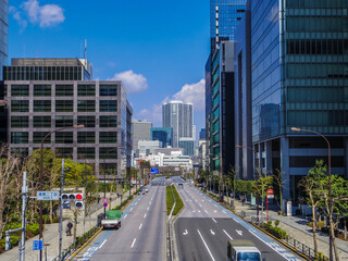 Obraz premium 【東京都】品川駅港南口周辺の風景