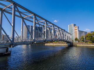 Fototapeta premium 【東京都】港南公園・天王州ふれあい橋