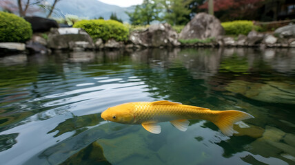 fish in the pond