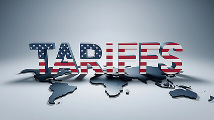 3D Trade Tariffs Concept – U.S. Economic Policy & Global Impact
