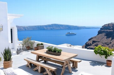 Fototapeta premium santorini island greece