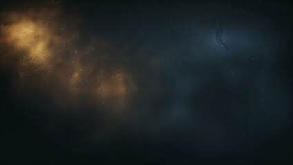 Fototapeta premium A dark, moody background illuminated by gentle ambient lighting, with a soft glow of gold and deep indigo, creating a mysterious yet refined atmosphere.