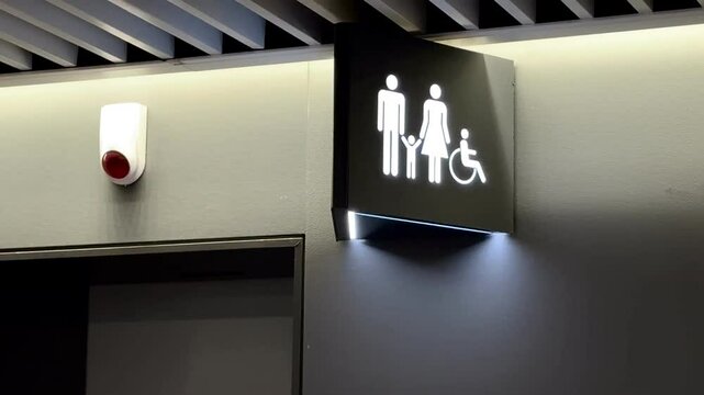 public toilet for everyone, no gender