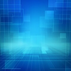 abstract digital business technology square shapes, technology concept background with copy space