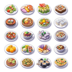RPG game items(meals)