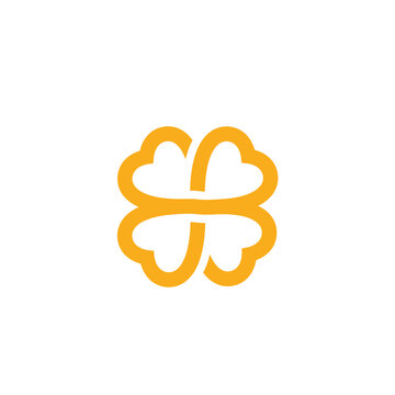 Clover leaf logo template