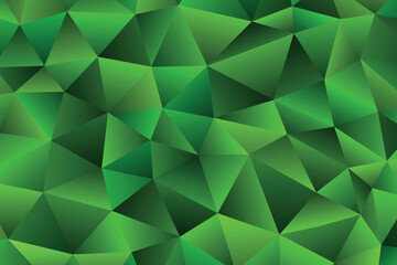 Obraz premium Polygonal rainbow mosaic background. Abstract low poly vector illustration. Triangular pattern in halftone style. Template geometric business design with triangle for poster, banner, card, flyer.