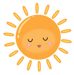 sun cartoon character
