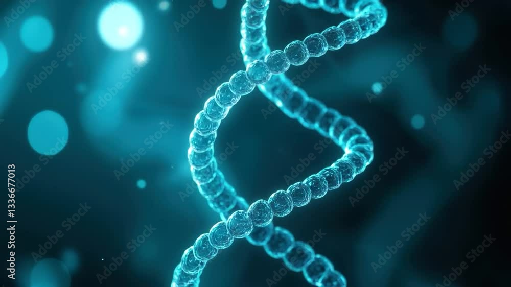 Poster exploring molecular structure of dna detailed look at double helix and its significance in biotechno