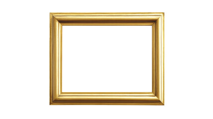 Set of different empty blank old fashioned gold painting frames antique fancy ornamental cut out stylish vertical golden picture photo frames isolated on white background, objects top front view