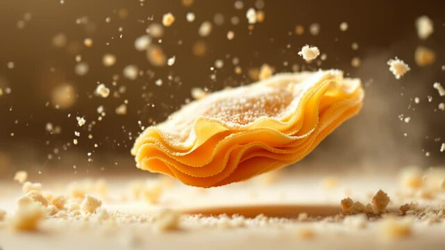 A Symphony of Sweetness: Exquisite Close-Up of a Delectable Treat, Showcasing its Elegant Texture, Rich Color, and Irresistible Appeal. Perfect for food blogs, culinary websites, and advertising      