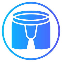 boxer gradient icon