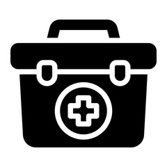 first aid glyph icon