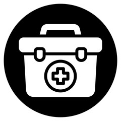 first aid glyph icon