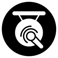 gong glyph icon
