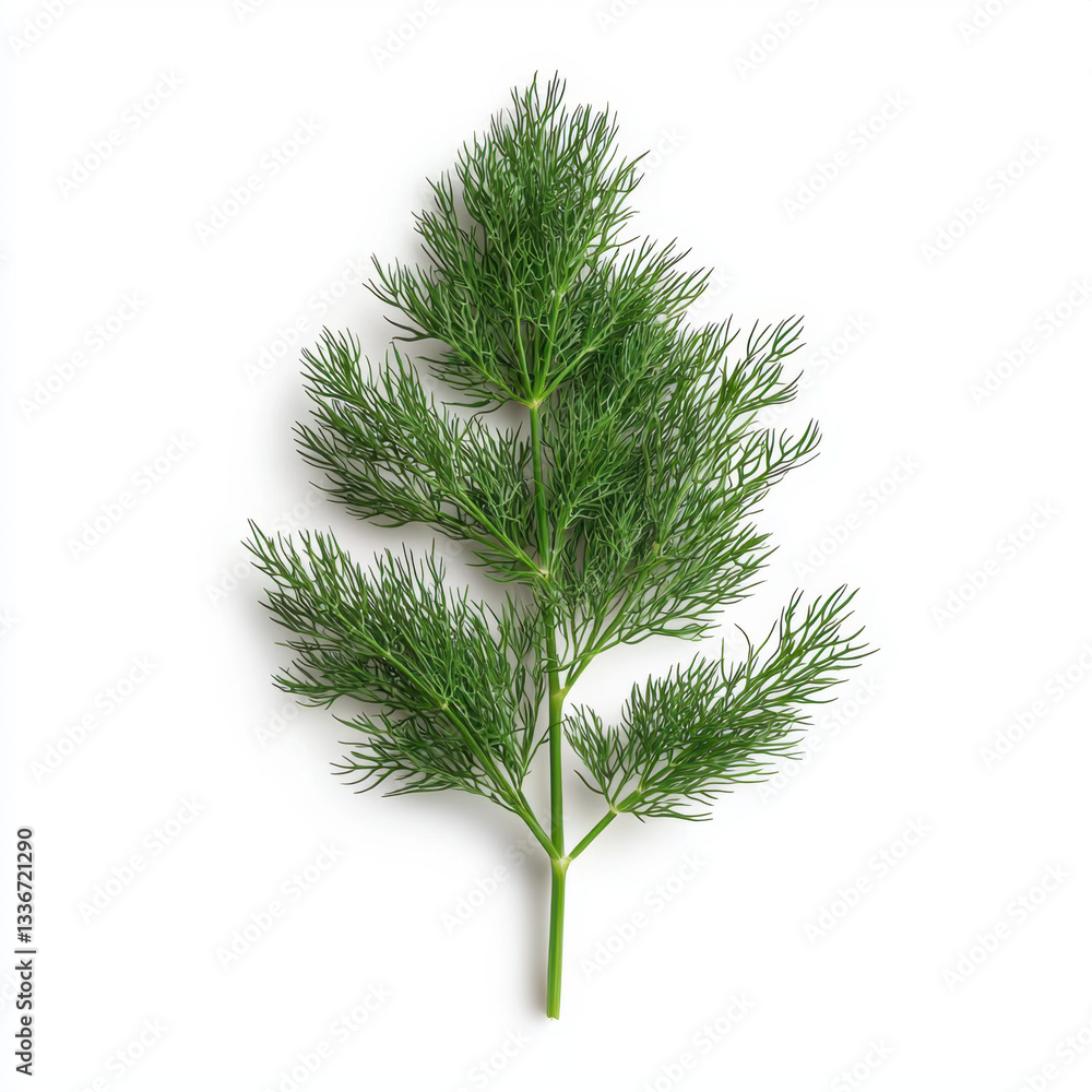 Poster beautifully captured rosemary plant showcasing its fragrant leaves and elegant structure in realisti