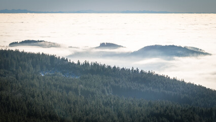 Sankt Englmar im bayerische Wald in Deutschland