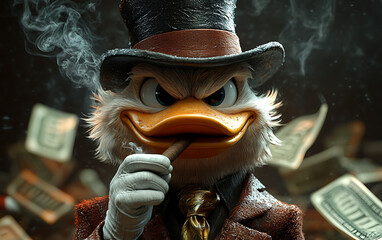 Scrooge McDuck in Corbens Bold Style