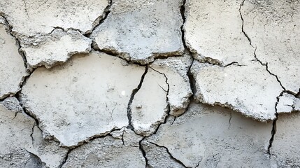 Cracked dry earth surface