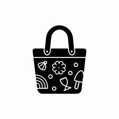 creative details Sun Hat Icon vector illustration