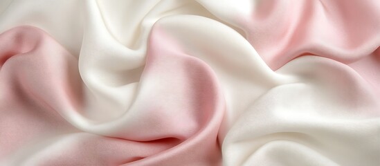 Pink and white fabric texture