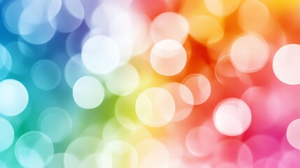 Fototapeta premium Soft blurry pastel rainbow gradient, playful and artistic