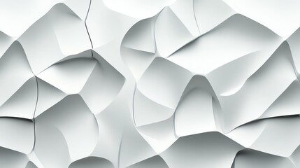 Seamless white and gray geometric lowpoly texture, clean and contemporary background