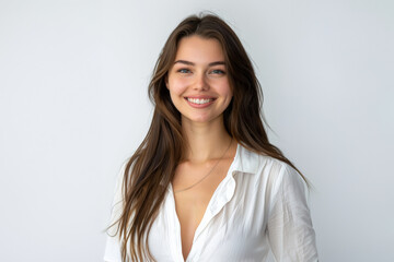 Obraz premium A typical young teen with a simple look, unremarkable and blending into the background effortlessly.