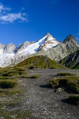 Mont Dolent (3,823m asl) is a mountain in the Mont Blanc massif and lies on the border between Italy, Switzerland and France.