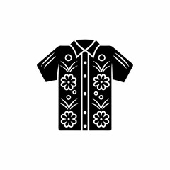 creative details Hawaiian Shirt Icon vector illustration
