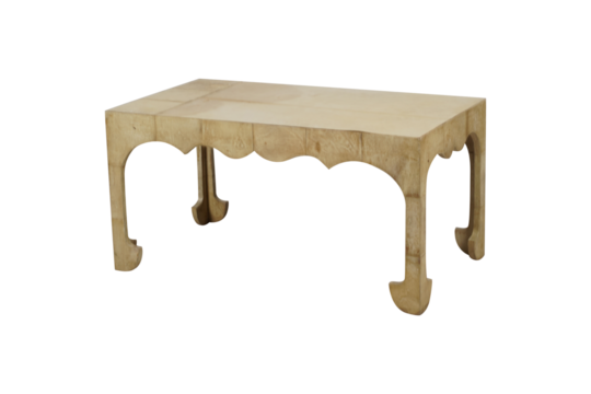 wooden table isolated on white  Paris Coffee Table - Mr & Mrs Howard