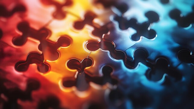 Business merger abstract shape merging together unity concept dynamic composition
