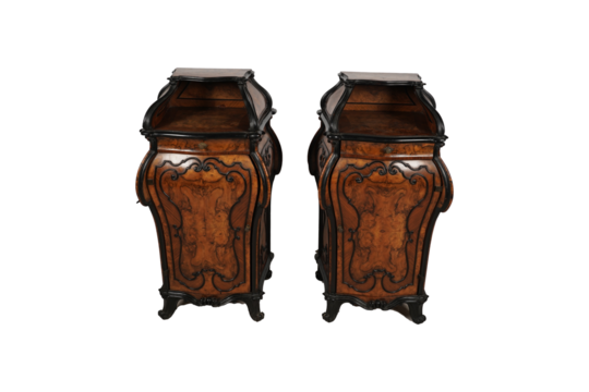 old wooden box isolated  Paire de tables de chevet Louis XV Lombard - En vente sur 1stDibs