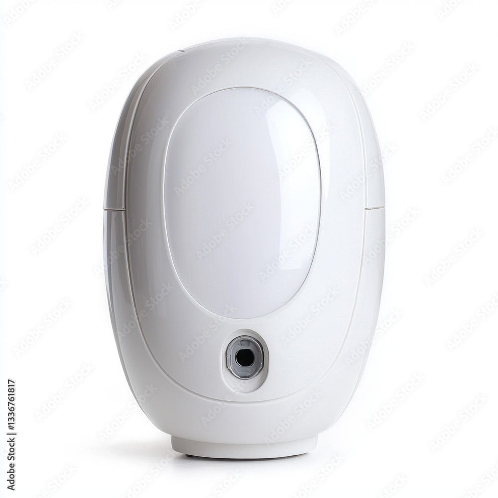 Poster simplistic white object on a white background captured in realistic photography for minimalist desig