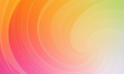 Abstract backdrop with gradients of orange, pink, and yellow tones converging