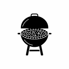 creative details Barbecue Grill Icon vector illustration 