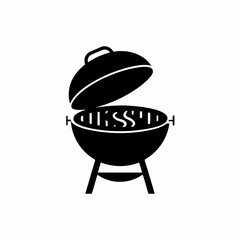 creative details Barbecue Grill Icon vector illustration 