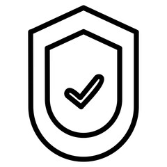 Shield Icon Representing Verified Security