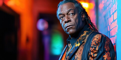 Naklejka premium Interesting modern character - human with a modern style for game and comic