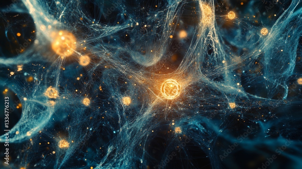 Poster exploring deep learning techniques in digital art online gigapixel image virtual space abstract repr