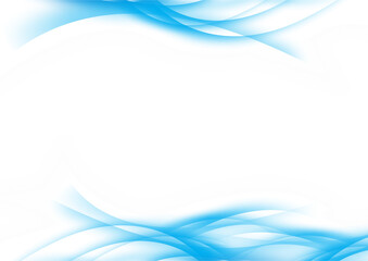 CYAN BLUE  ABSTRACT BACKGROUND WAVE SMOKE DESIGN