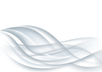 METALLIC GREY WAVE ABSTRACT BACKGROUND