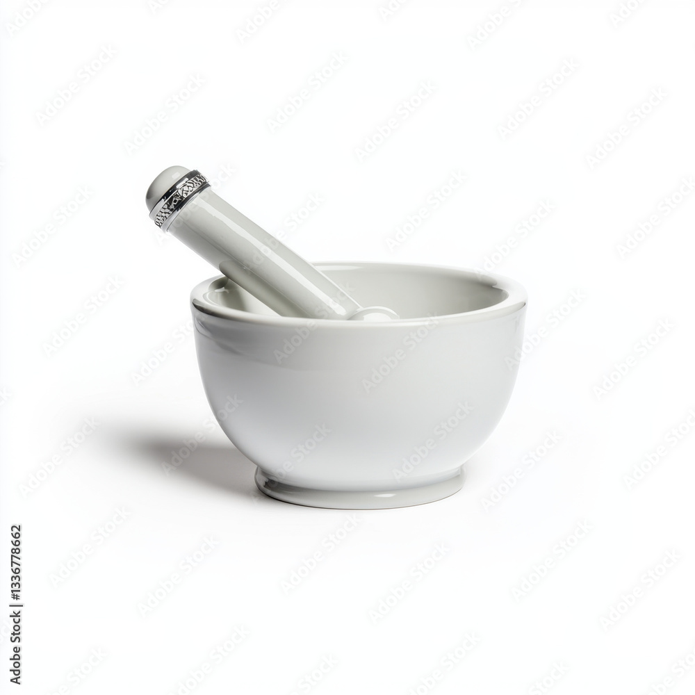 Poster unique collection of mortar and pestle sets captured in realistic photography, perfectly displaying 