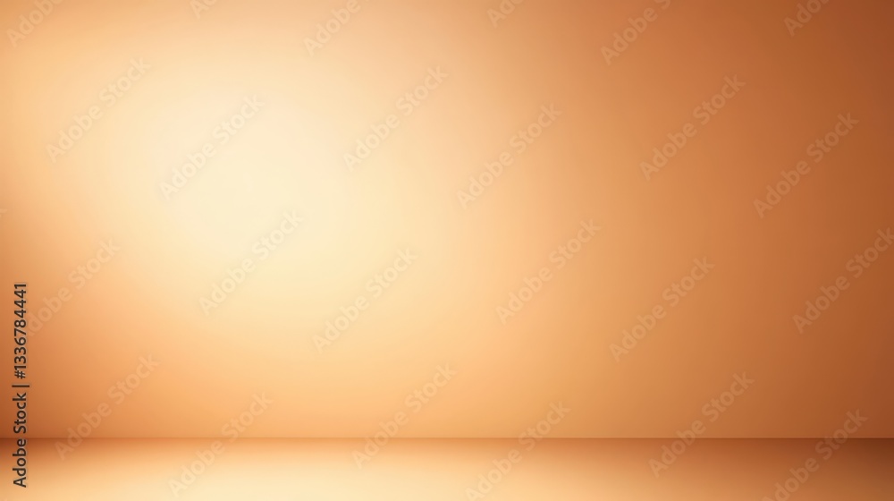 Poster a smooth, warm-toned backdrop with subtle lighting, creating a calm and inviting atmosphere, ideal f