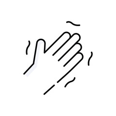 Obraz premium Numbness Vector icon