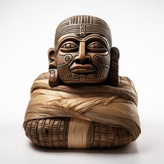 wooden buddha statue