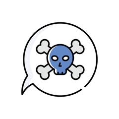 Fear Of Death Vector icon