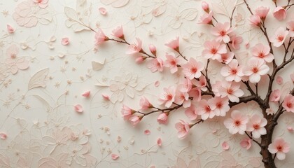 Cherry blossom branch nature floral art tranquil environment aesthetic viewpoint